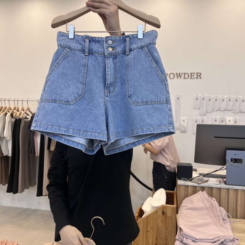 FUNNY POWDER韓國直郵㊣東大門實拍女裝新品推薦熱賣休閑短褲THE FUNNY短褲圖色2