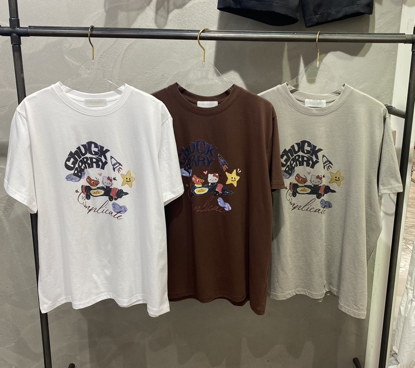 MINIQUEENS韓國直郵㊣女裝新款休閑時尚25春夏熱賣人氣推薦T恤MINIQUEENST恤圖色3左三色