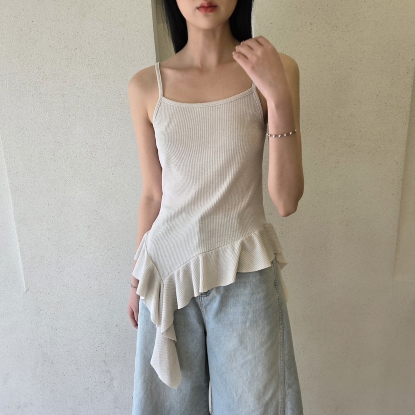 LA BLOOM直郵韓國代購㊣女裝新款人氣熱賣25春夏時尚吊帶背心La Bloom吊帶/背心