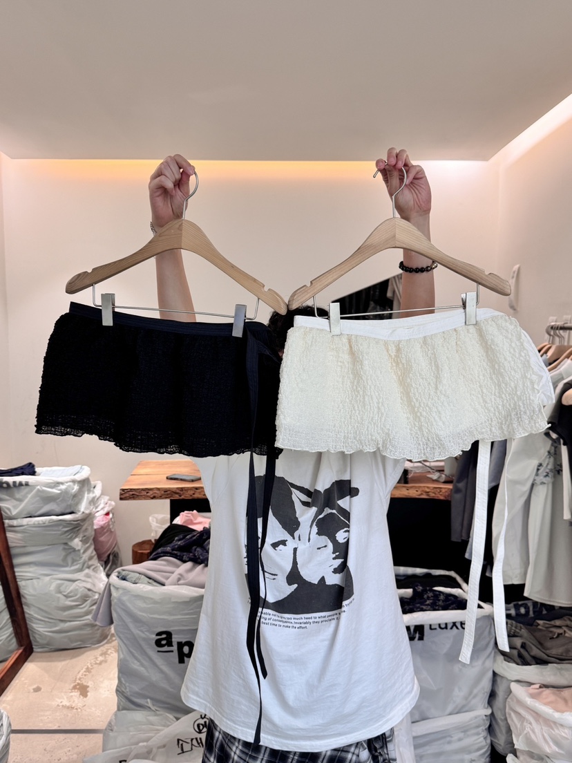 FRIC韓國㊣直郵東大門代購女裝新品時尚推薦人氣休閑25春夏短裙FRIC短裙