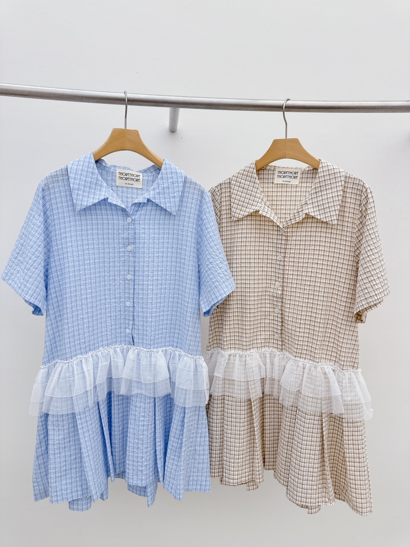 THORE韓國㊣直郵東大門代購女裝新品休閑25春夏推薦人氣連衣裙THORE連衣裙