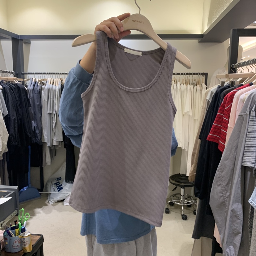 SELF SERVICE韓國直郵㊣東大門實拍女裝新款熱賣25春夏吊帶背心SELF SERVICE吊帶/背心圖色5