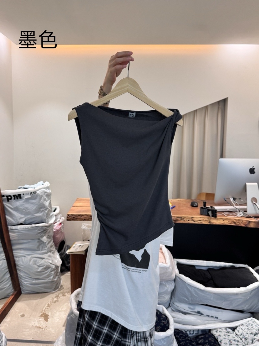 FRIC韓國㊣直郵東大門代購女裝新款25春夏推薦人氣吊帶背心FRIC吊帶/背心圖色4