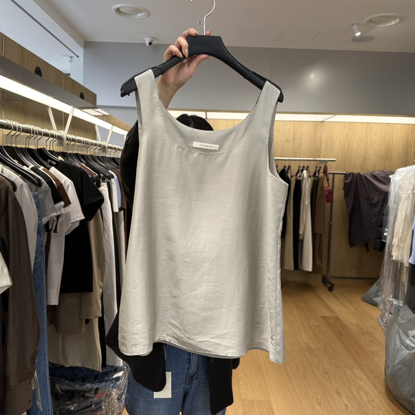 LEFANCY韓國㊣直郵東大門代購女裝新品休閑人氣時尚吊帶背心LEFANCY吊帶/背心圖色2