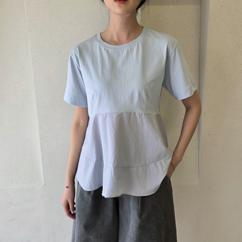 LA BLOOM韓國直郵㊣女裝新款人氣休閑推薦時尚熱賣25春夏T恤La BloomT恤