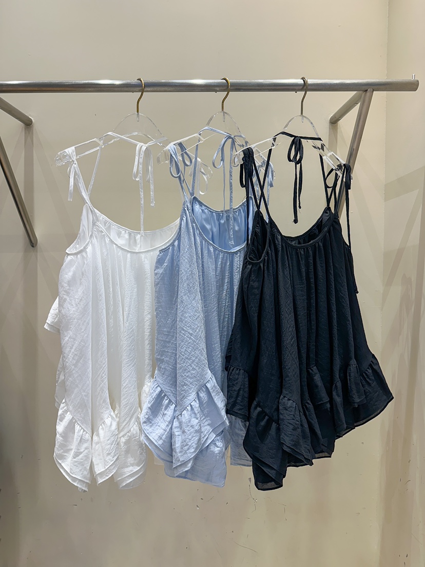 81 MARKET-L直郵韓國代購㊣女裝新款時尚推薦休閑吊帶背心81 MARKET-L吊帶/背心