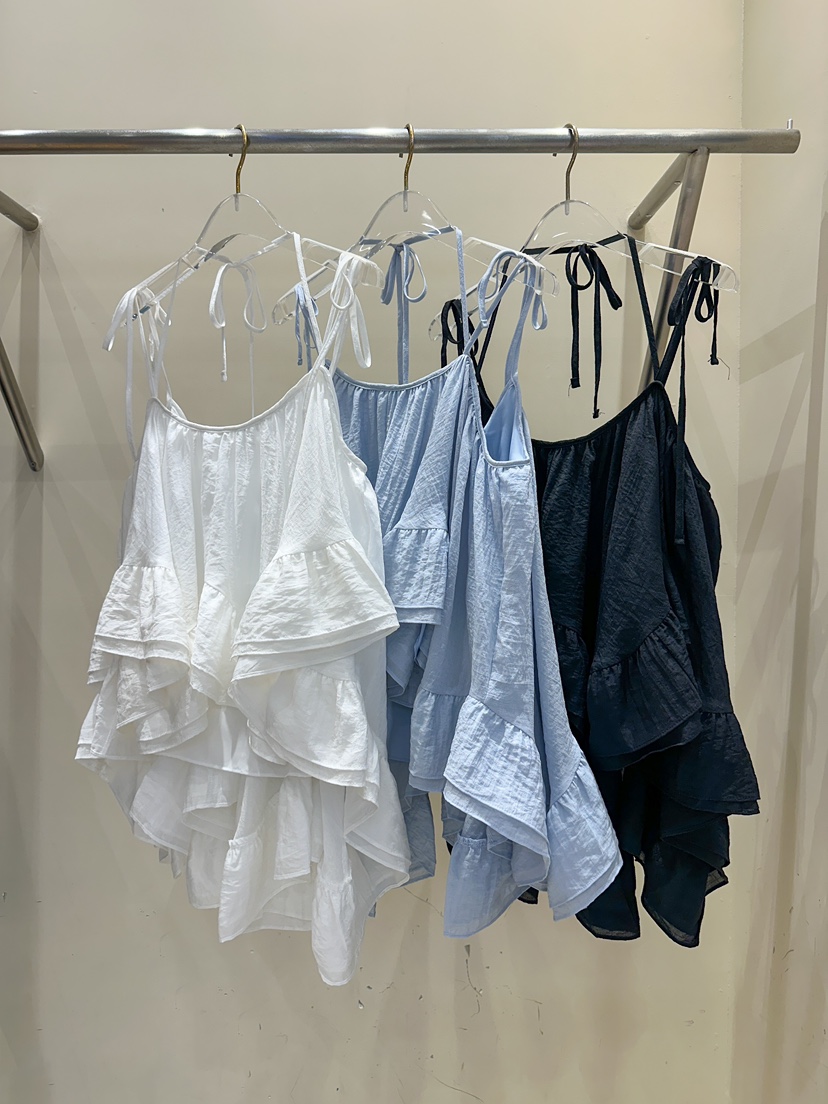 81 MARKET-L直郵韓國代購㊣女裝新款時尚推薦休閑吊帶背心81 MARKET-L吊帶/背心