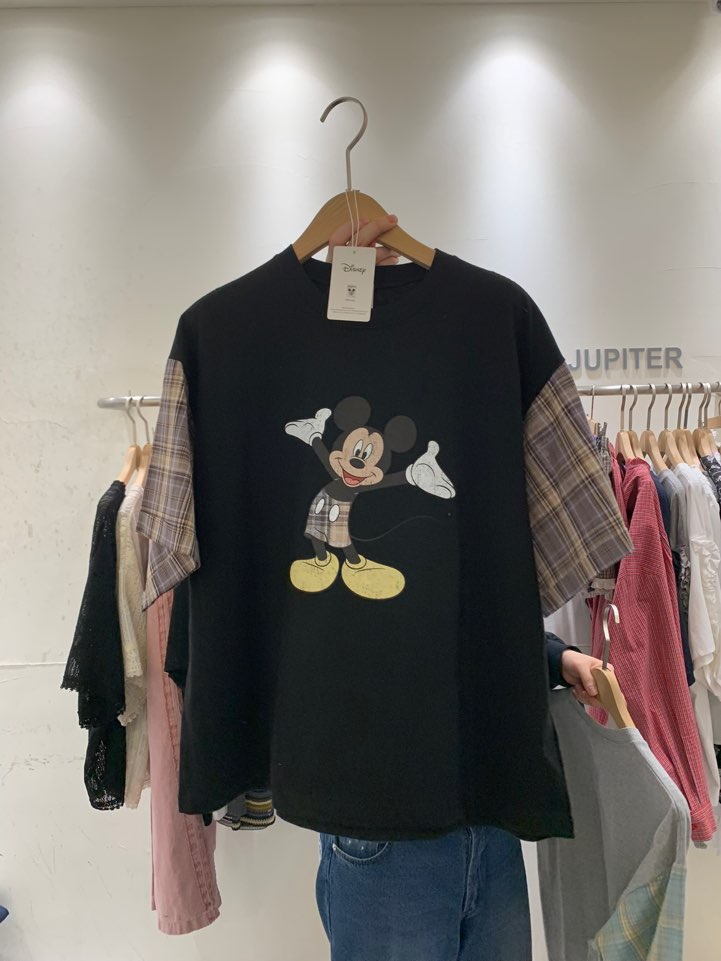 JUPITER韓國㊣直郵東大門代購女裝新品時尚25春夏推薦休閑T恤JUPITERT恤圖色2