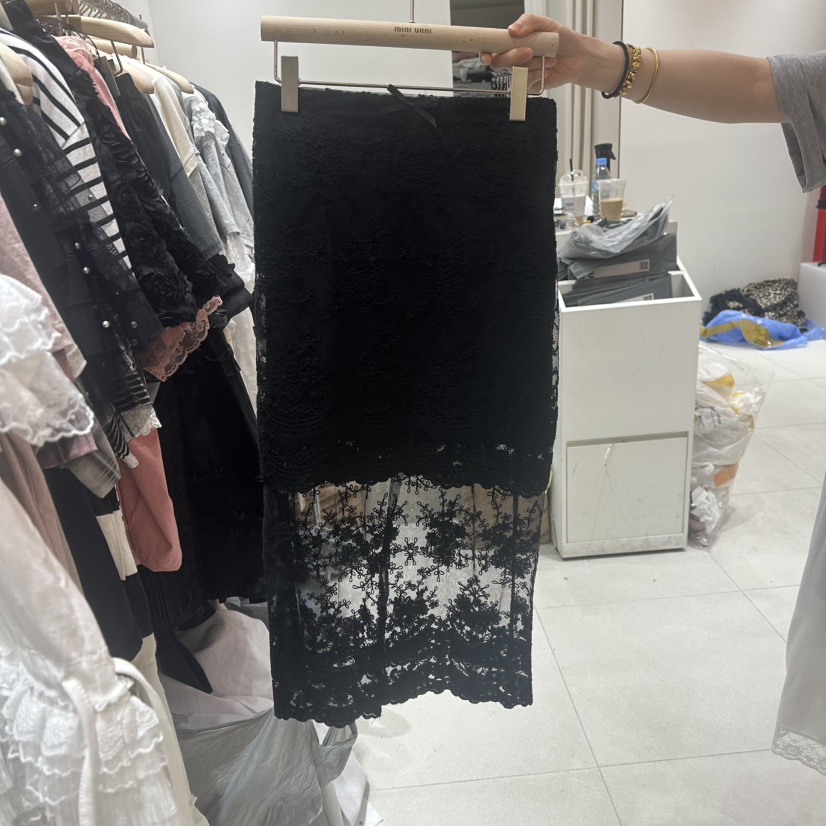 MINI UNNI韓國㊣直郵東大門代購女裝新款推薦休閑25春夏長裙MINI UNNI長裙圖色2