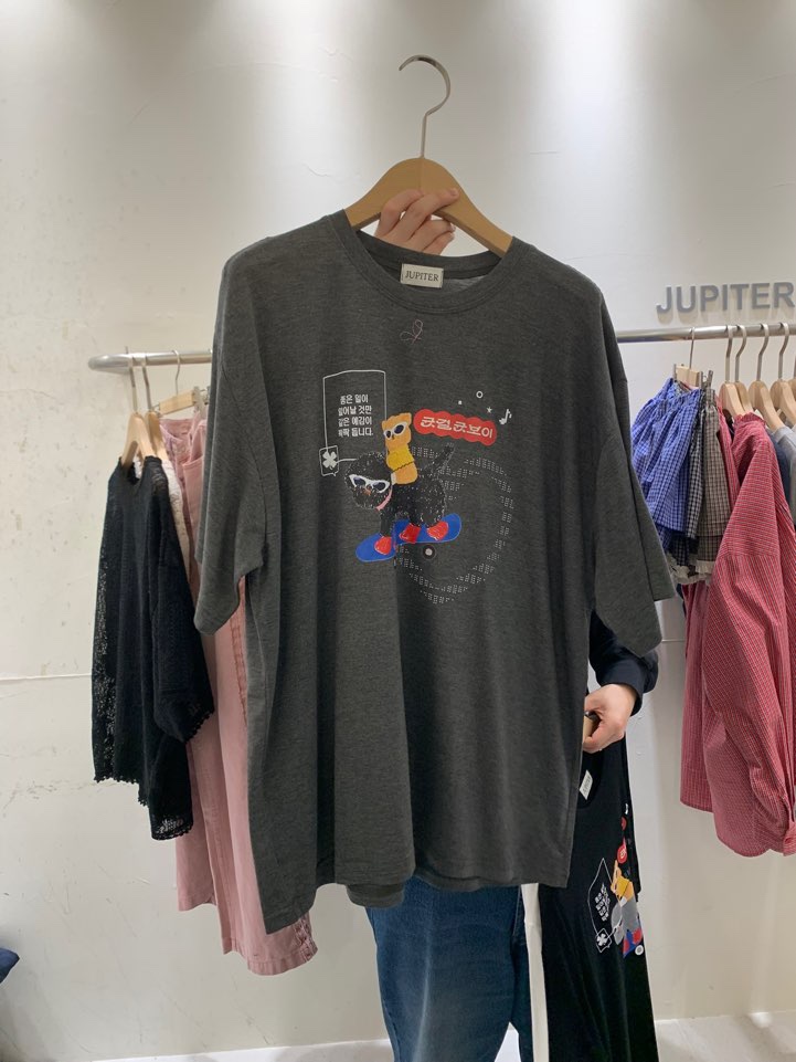 JUPITER直郵韓國代購㊣女裝新品熱賣25春夏休閑人氣推薦T恤JUPITERT恤圖色3