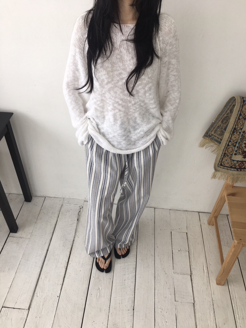 ORDINARYA韓國直郵㊣東大門實拍女裝新款推薦25春夏休閑褲亞麻ORDINARYA休閑褲