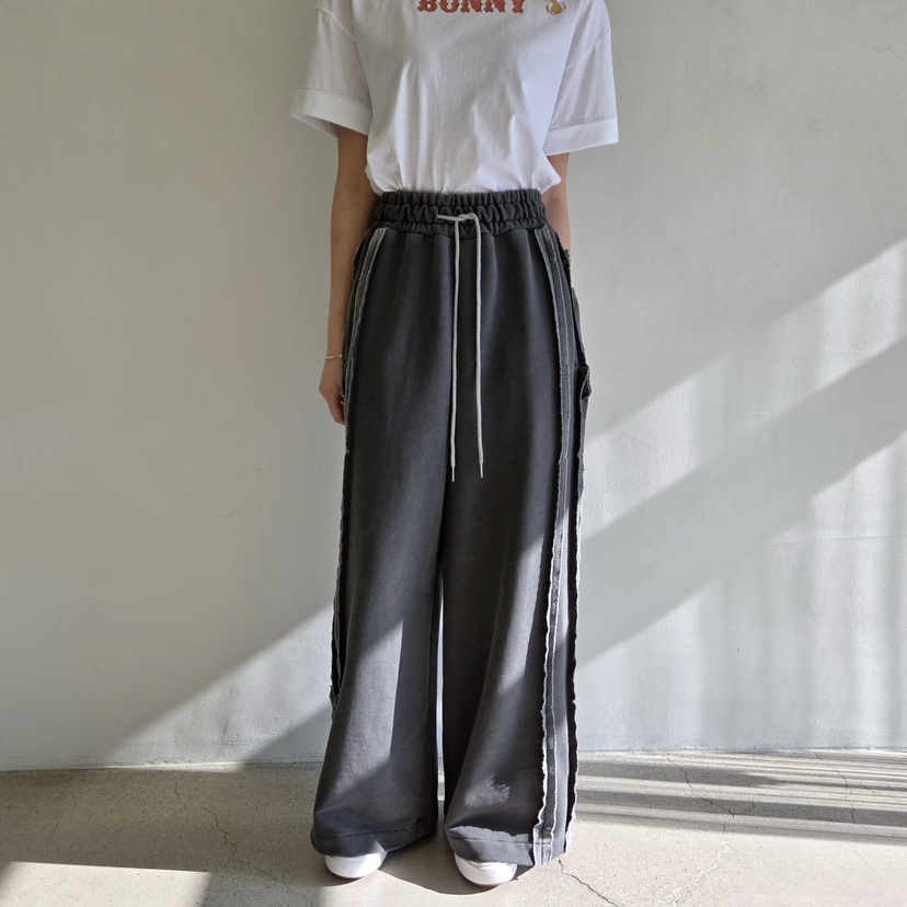 LA BLOOM韓國㊣直郵東大門代購女裝新款休閑推薦休閑褲條紋La Bloom休閑褲