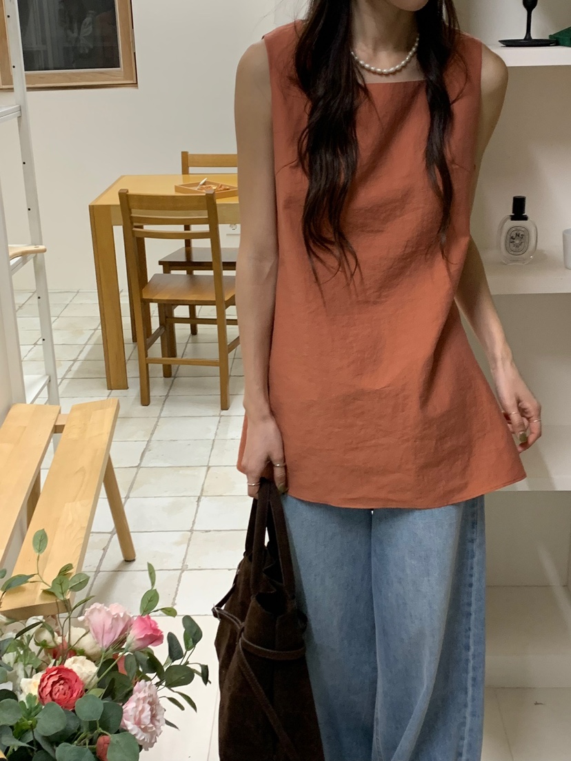 RIVER RAIN韓國㊣直郵東大門代購女裝新品推薦時尚吊帶背心RIVER RAIN吊帶/背心