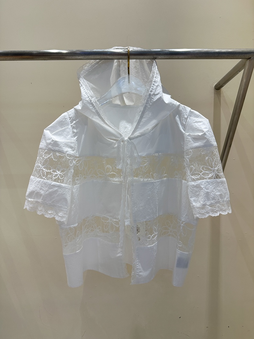 81 MARKET-L直郵韓國代購㊣女裝新品25春夏人氣襯衫蕾絲衫81 MARKET-L襯衫/蕾絲衫