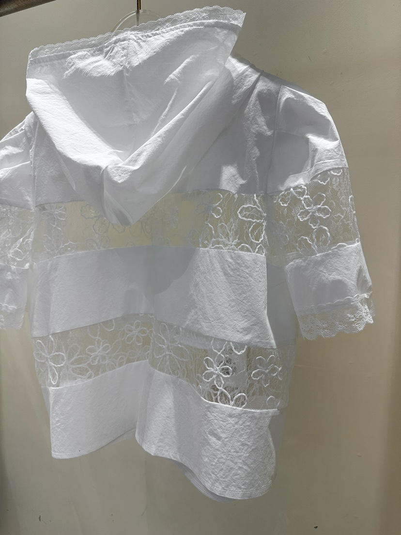 81 MARKET-L直郵韓國代購㊣女裝新品25春夏人氣襯衫蕾絲衫81 MARKET-L襯衫/蕾絲衫