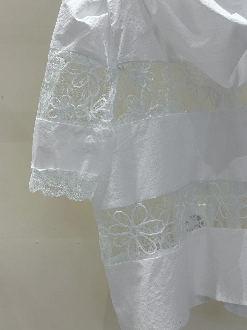 81 MARKET-L直郵韓國代購㊣女裝新品25春夏人氣襯衫蕾絲衫81 MARKET-L襯衫/蕾絲衫