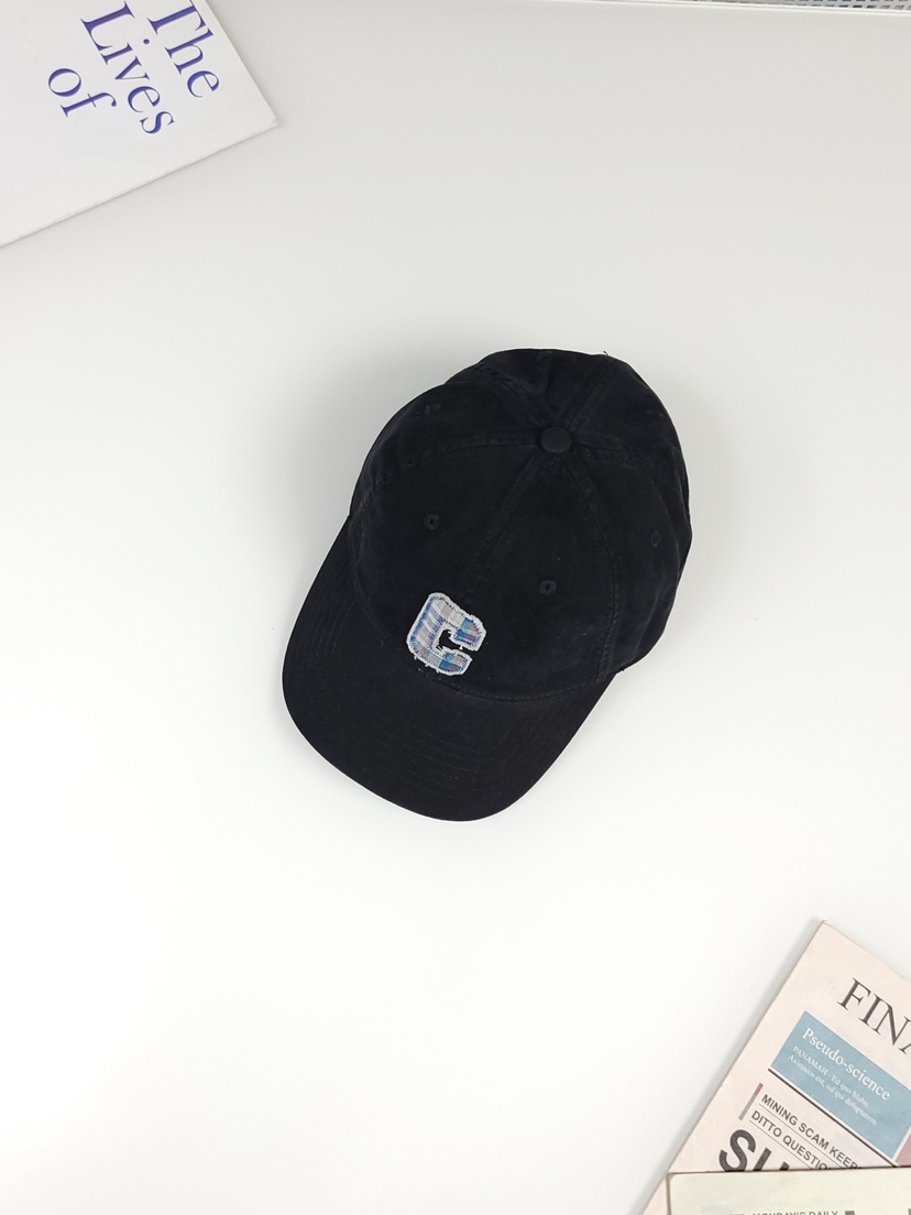 THE HAT-P直郵韓國代購㊣女裝新品時尚25春夏帽子刺繡格紋THE HAT帽子