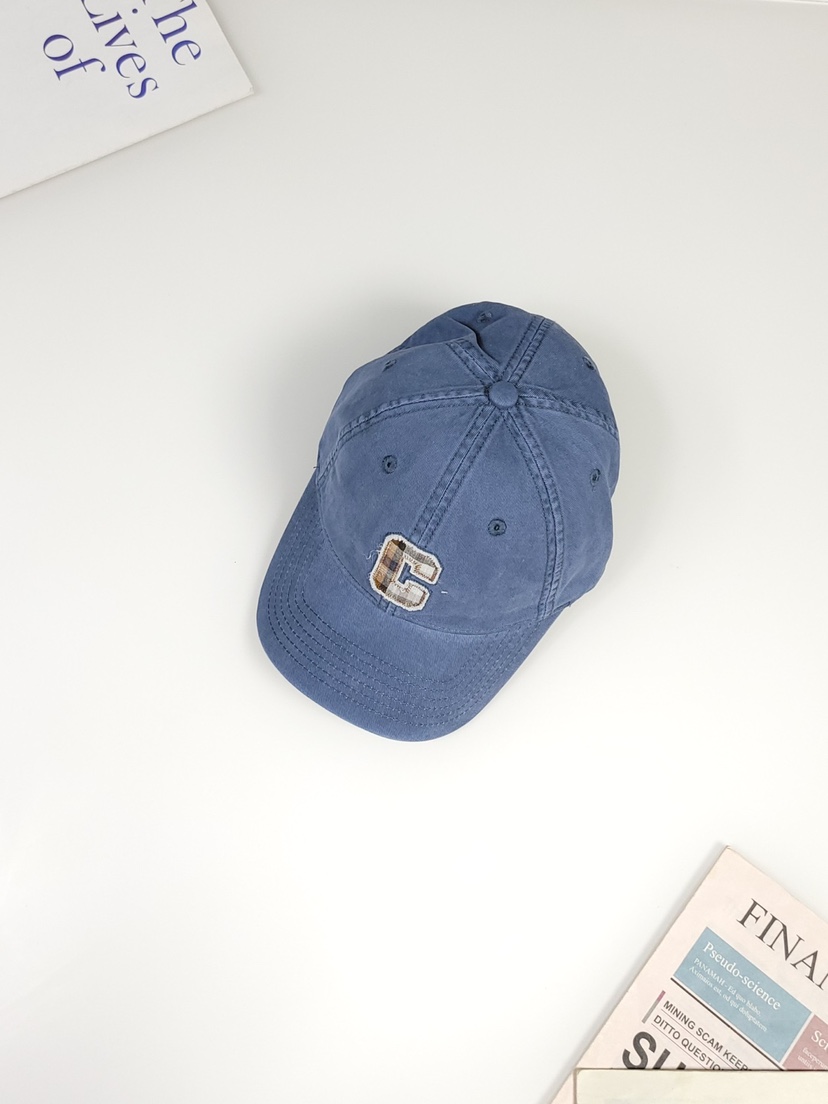 THE HAT-P直郵韓國代購㊣女裝新品時尚25春夏帽子刺繡格紋THE HAT帽子圖色5