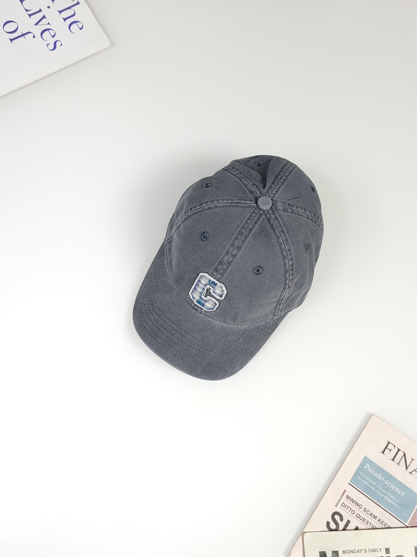 THE HAT-P直郵韓國代購㊣女裝新品時尚25春夏帽子刺繡格紋THE HAT帽子圖色6