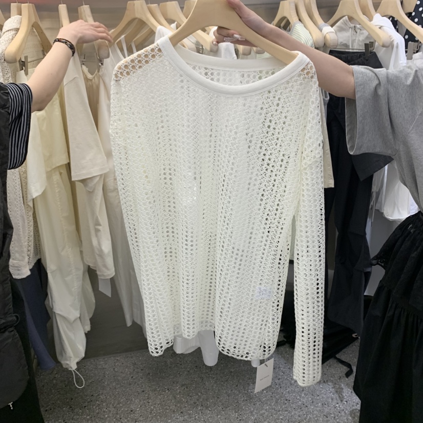 VELVET UNDERGROUND韓國㊣直郵東大門代購女裝新品休閑長袖T恤VELVET UNDERGROUND長袖T恤