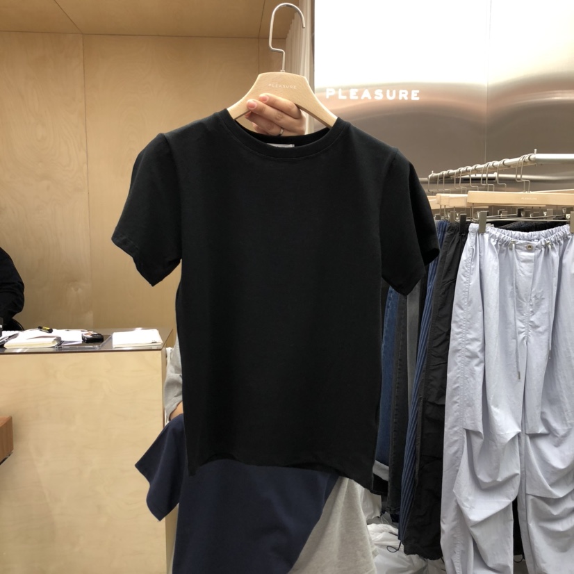 PLEASURE韓國直郵㊣女裝新款休閑推薦人氣熱賣時尚25春夏T恤PLEASURET恤圖色4