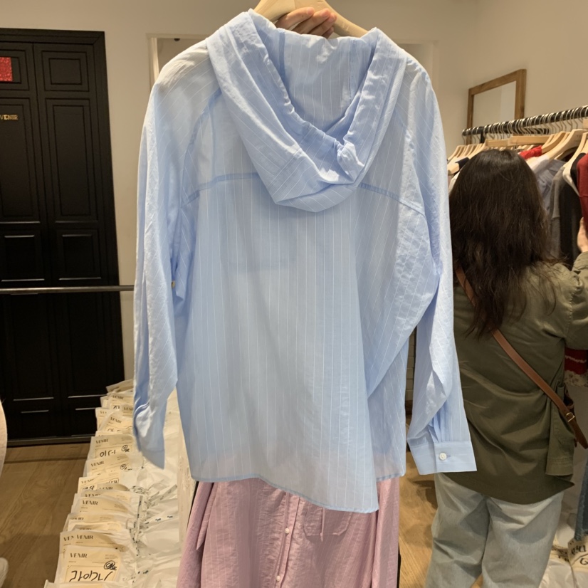 VENIR-a韓國㊣直郵東大門代購女裝新品25春夏時尚襯衫蕾絲衫VENIR-a襯衫/蕾絲衫