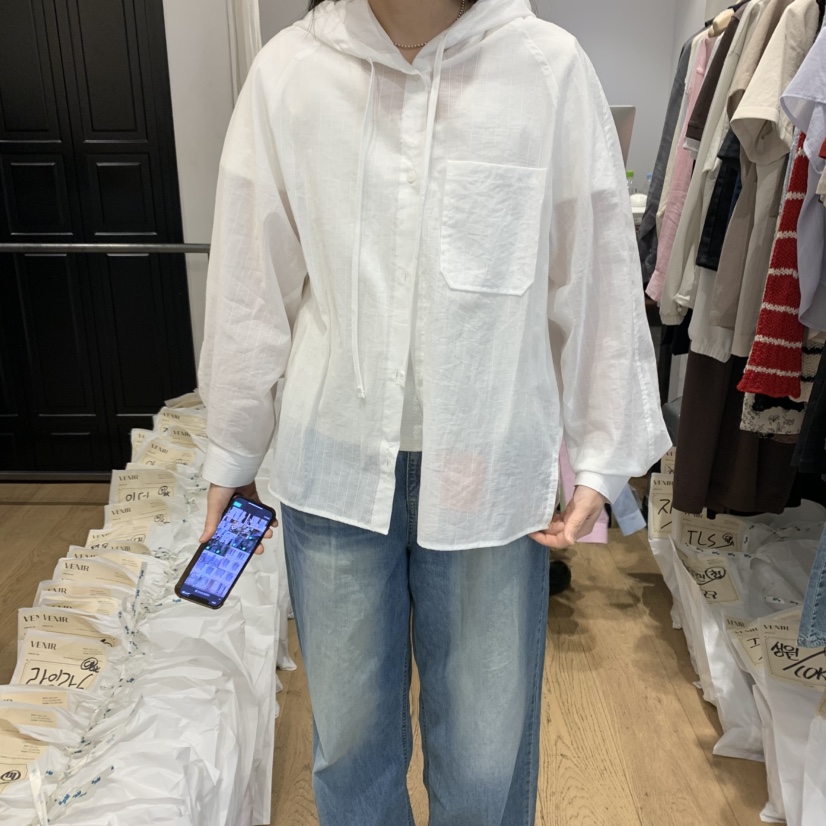 VENIR-a韓國㊣直郵東大門代購女裝新品25春夏時尚襯衫蕾絲衫VENIR-a襯衫/蕾絲衫圖色5
