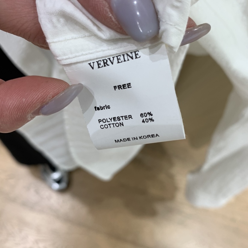 VERVEINE韓國㊣直郵東大門代購女裝新款推薦襯衫蕾絲衫透明VERVEINE襯衫/蕾絲衫