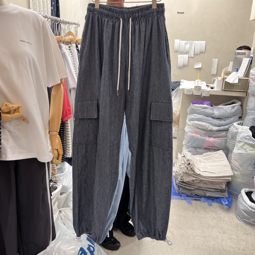 BREEZE直郵韓國代購㊣女裝新品人氣時尚休閑推薦牛仔褲工裝褲BREEZE牛仔褲圖色2
