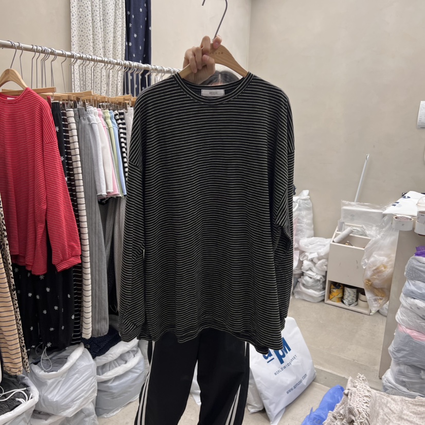 BREEZE直郵韓國代購㊣女裝新品熱賣推薦25春夏人氣休閑長袖T恤BREEZE長袖T恤圖色1