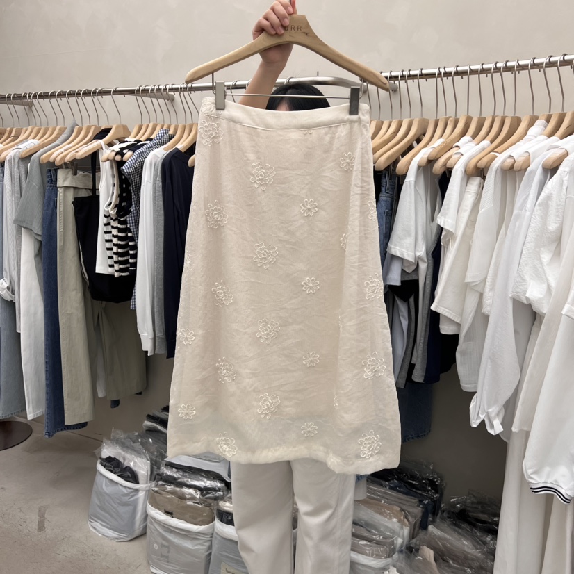 MURR直郵韓國代購㊣女裝新品人氣25春夏休閑時尚半身裙中短裙MURR半身裙/中短裙