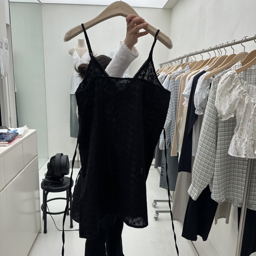 CHAV韓國㊣直郵東大門代購女裝新品時尚休閑人氣推薦吊帶背心CHAV吊帶/背心