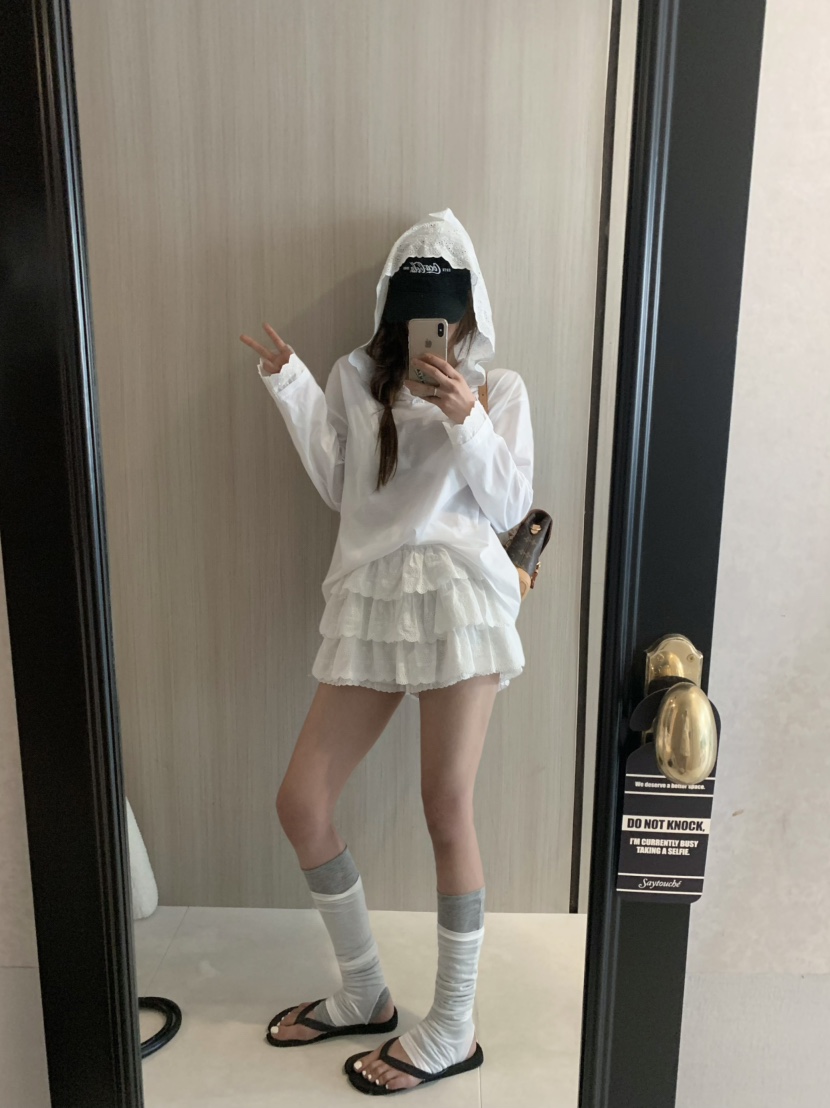 VIRKIN韓國直郵㊣女裝新品25春夏推薦熱賣休閑長袖T恤連帽衫VIRKIN長袖T恤
