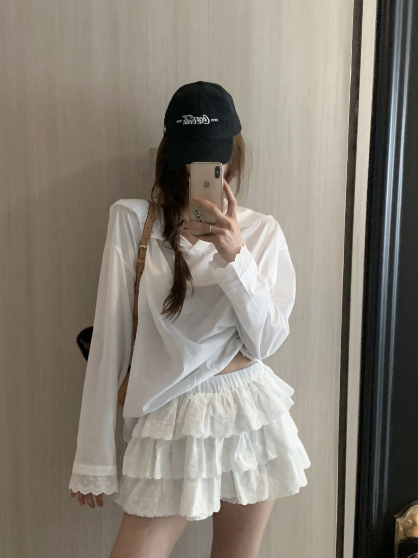 VIRKIN韓國直郵㊣女裝新品25春夏推薦熱賣休閑長袖T恤連帽衫VIRKIN長袖T恤