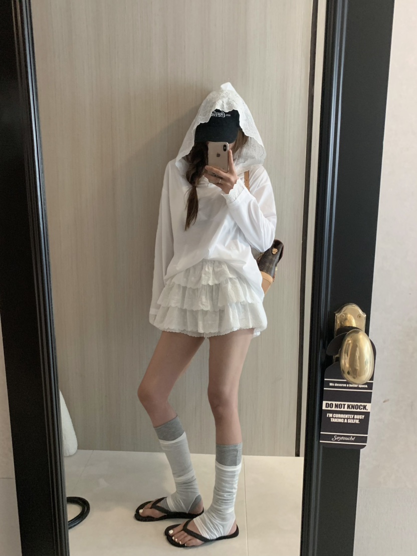 VIRKIN韓國直郵㊣女裝新品25春夏推薦熱賣休閑長袖T恤連帽衫VIRKIN長袖T恤