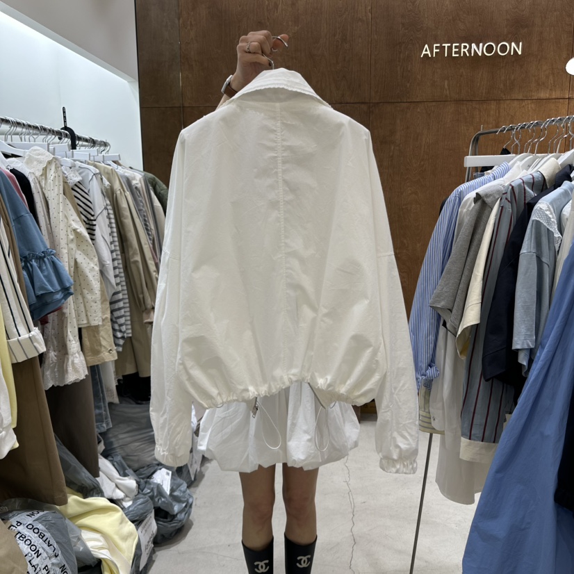 AFTERNOON-P韓國直郵㊣女裝新款人氣推薦熱賣25春夏夾克蕾絲AFTERNOON夾克