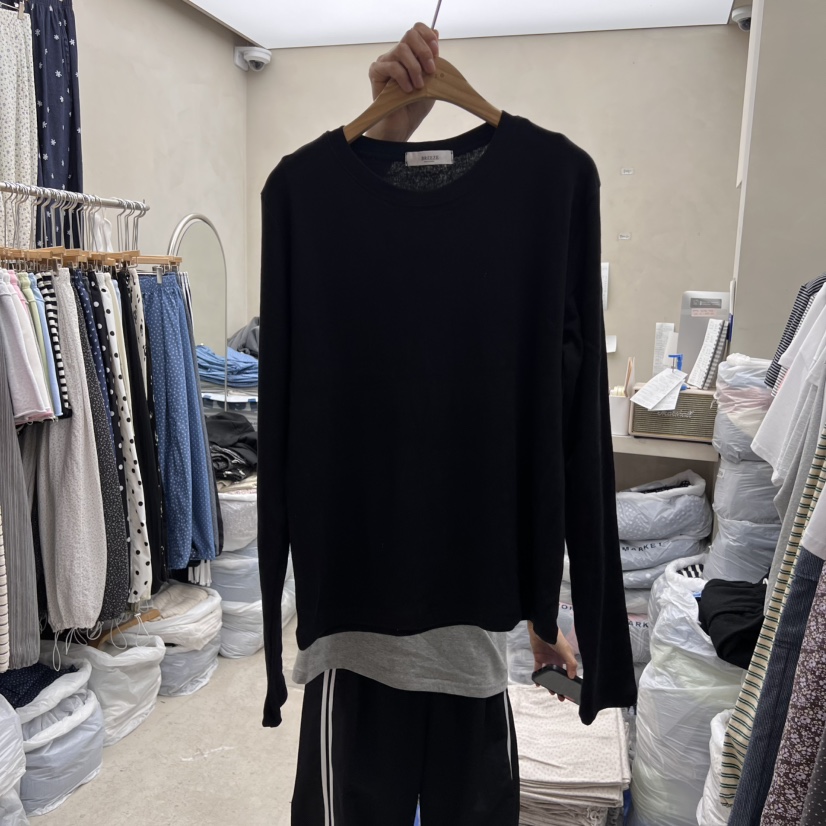BREEZE韓國直郵㊣東大門實拍女裝新品熱賣休閑時尚人氣長袖T恤BREEZE長袖T恤圖色6