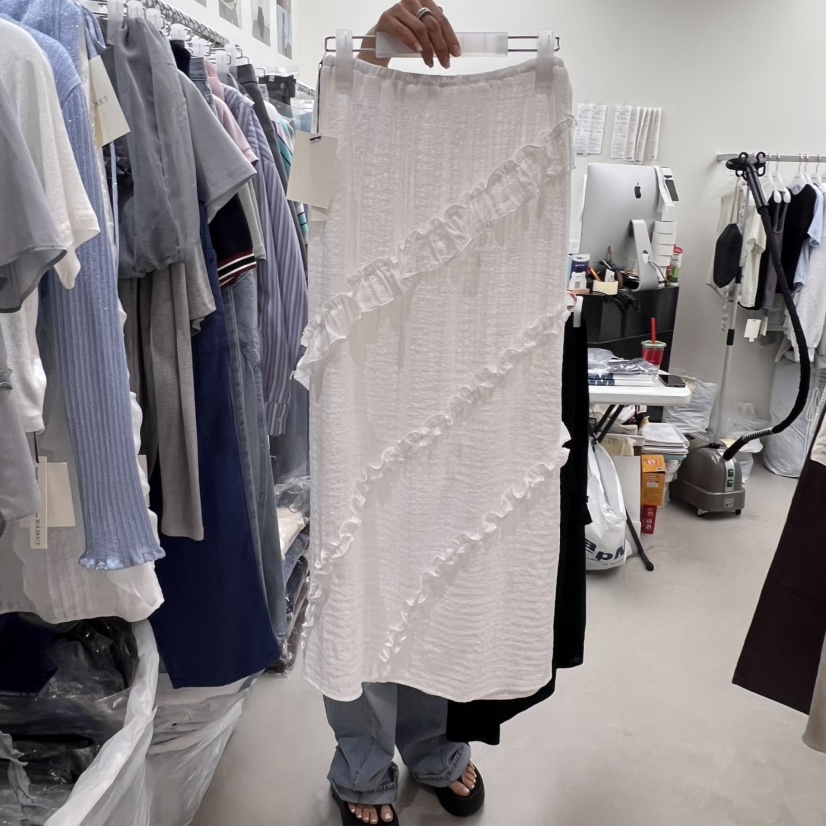 SOLD OUT韓國直郵㊣女裝新品人氣25春夏熱賣推薦休閑時尚長裙SOLD OUT長裙