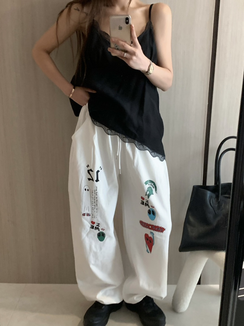 VIRKIN韓國直郵㊣東大門實拍女裝新款人氣推薦熱賣時尚休閑褲VIRKIN休閑褲