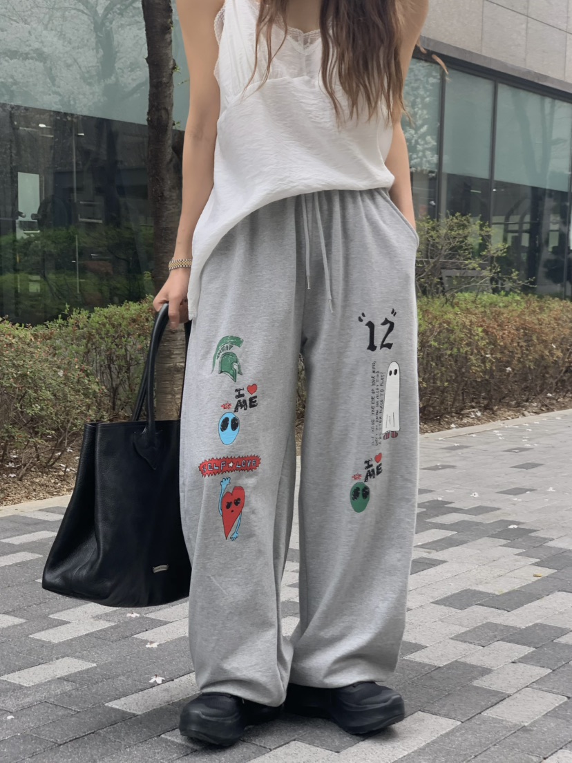 VIRKIN韓國直郵㊣東大門實拍女裝新款人氣推薦熱賣時尚休閑褲VIRKIN休閑褲
