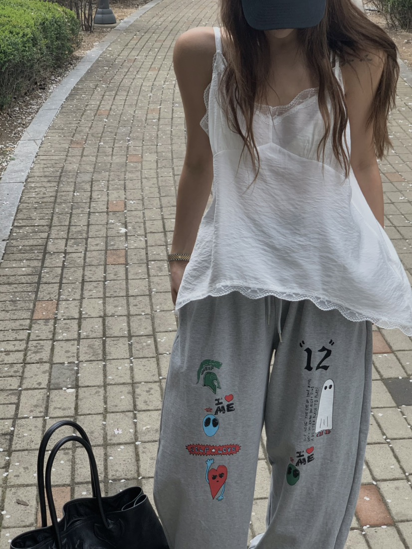 VIRKIN韓國直郵㊣東大門實拍女裝新款人氣推薦熱賣時尚休閑褲VIRKIN休閑褲