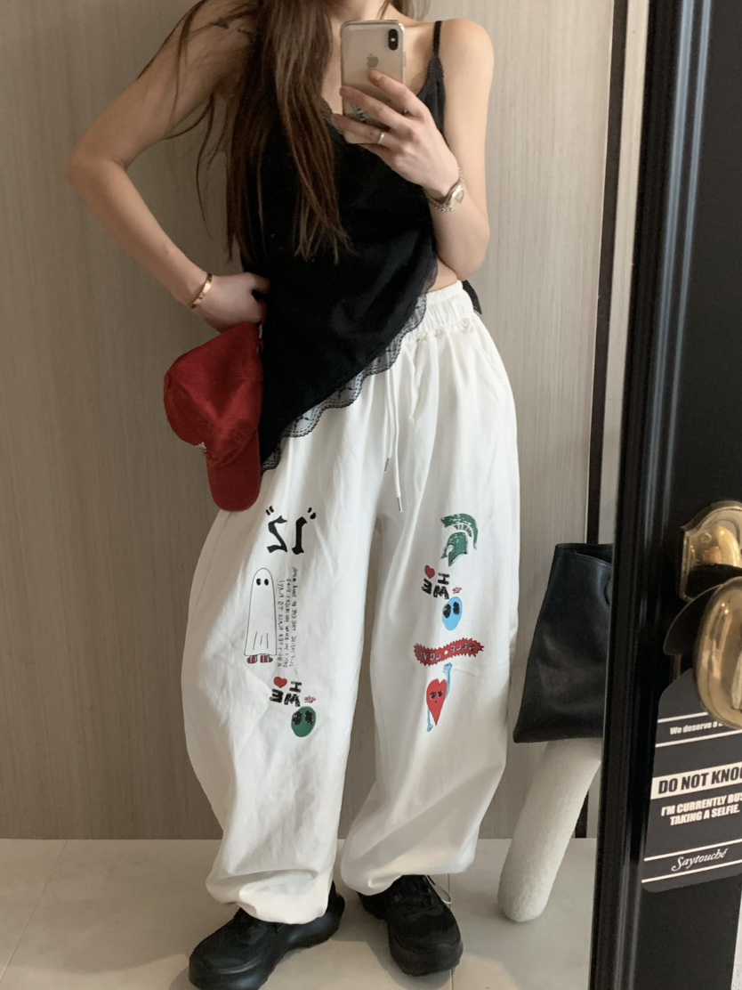 VIRKIN韓國直郵㊣東大門實拍女裝新款人氣推薦熱賣時尚休閑褲VIRKIN休閑褲圖色3