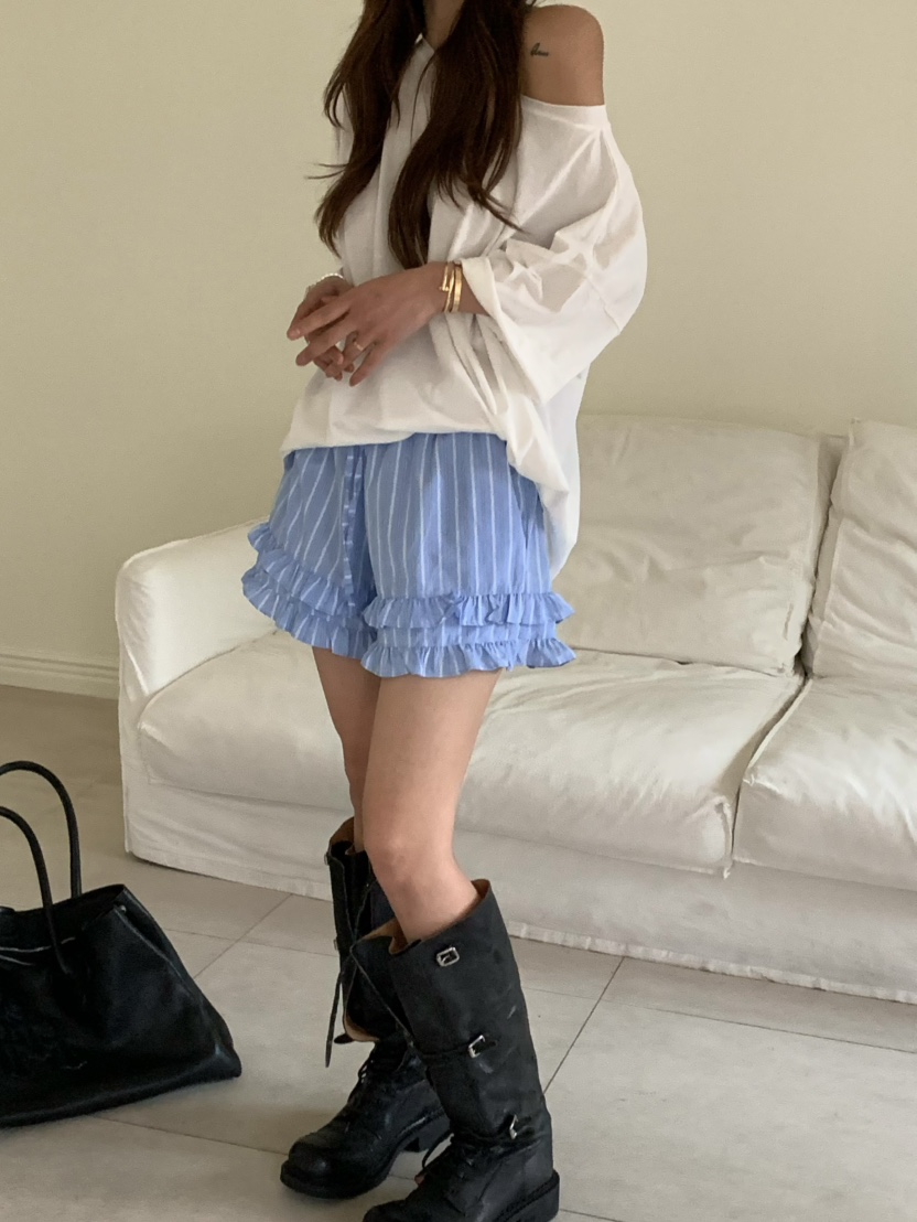 VIRKIN韓國直郵㊣女裝新品休閑人氣時尚熱賣25春夏推薦短褲VIRKIN短褲
