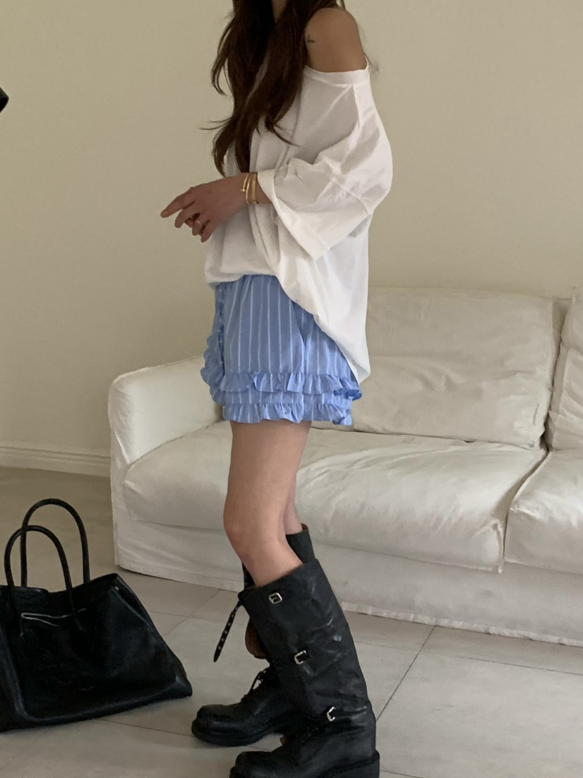 VIRKIN韓國直郵㊣女裝新品休閑人氣時尚熱賣25春夏推薦短褲VIRKIN短褲