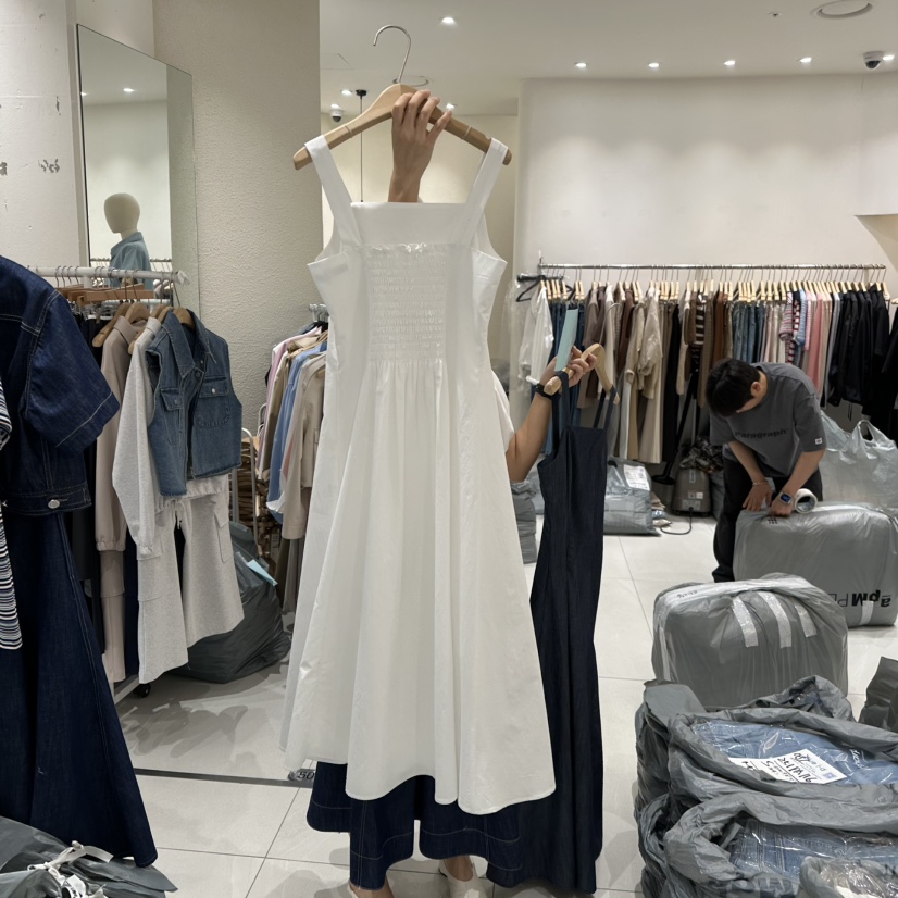 BLUEI-D韓國直郵㊣東大門實拍女裝新品休閑時尚熱賣連衣裙Blue i-d連衣裙