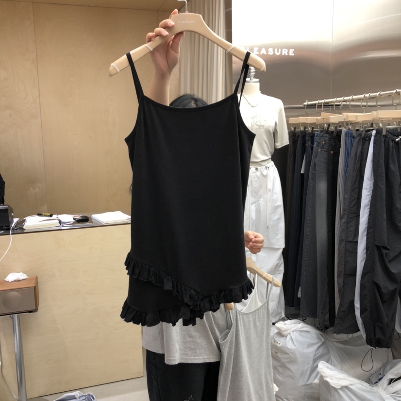 PLEASURE韓國㊣直郵東大門代購女裝新款25春夏人氣吊帶背心PLEASURE吊帶/背心圖色3