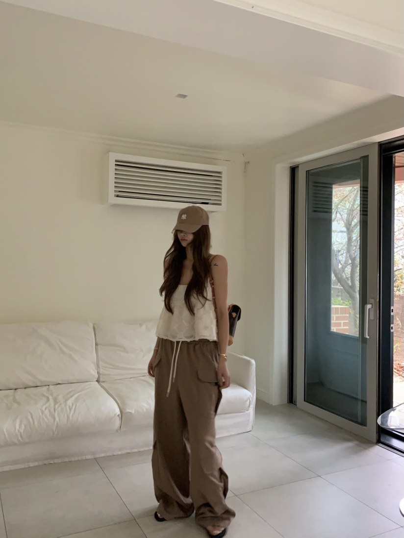 VIRKIN直郵韓國代購㊣女裝新款時尚25春夏推薦人氣吊帶背心VIRKIN吊帶/背心