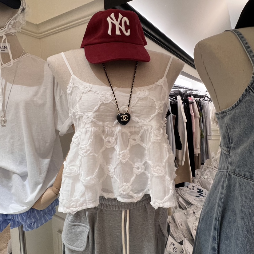 VIRKIN直郵韓國代購㊣女裝新款時尚25春夏推薦人氣吊帶背心VIRKIN吊帶/背心