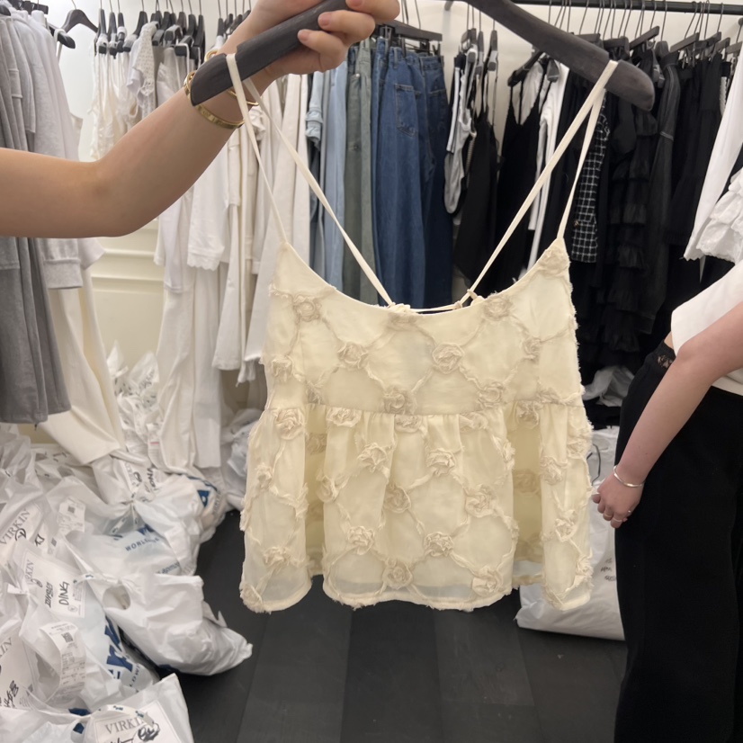 VIRKIN直郵韓國代購㊣女裝新款時尚25春夏推薦人氣吊帶背心VIRKIN吊帶/背心圖色2