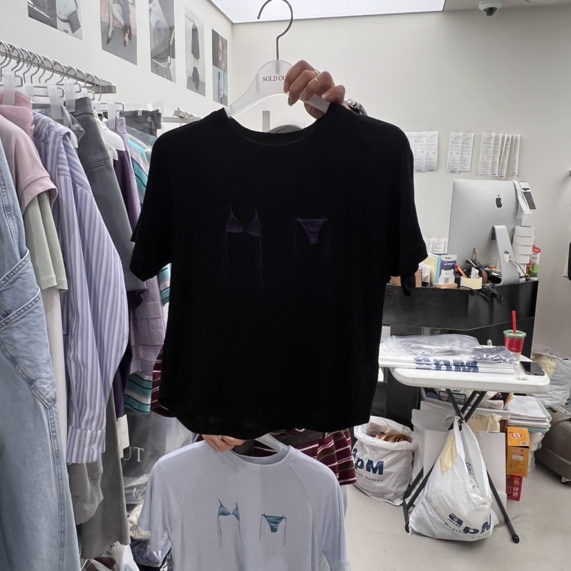 SOLD OUT韓國㊣直郵東大門代購女裝新款25春夏人氣推薦T恤SOLD OUTT恤圖色4
